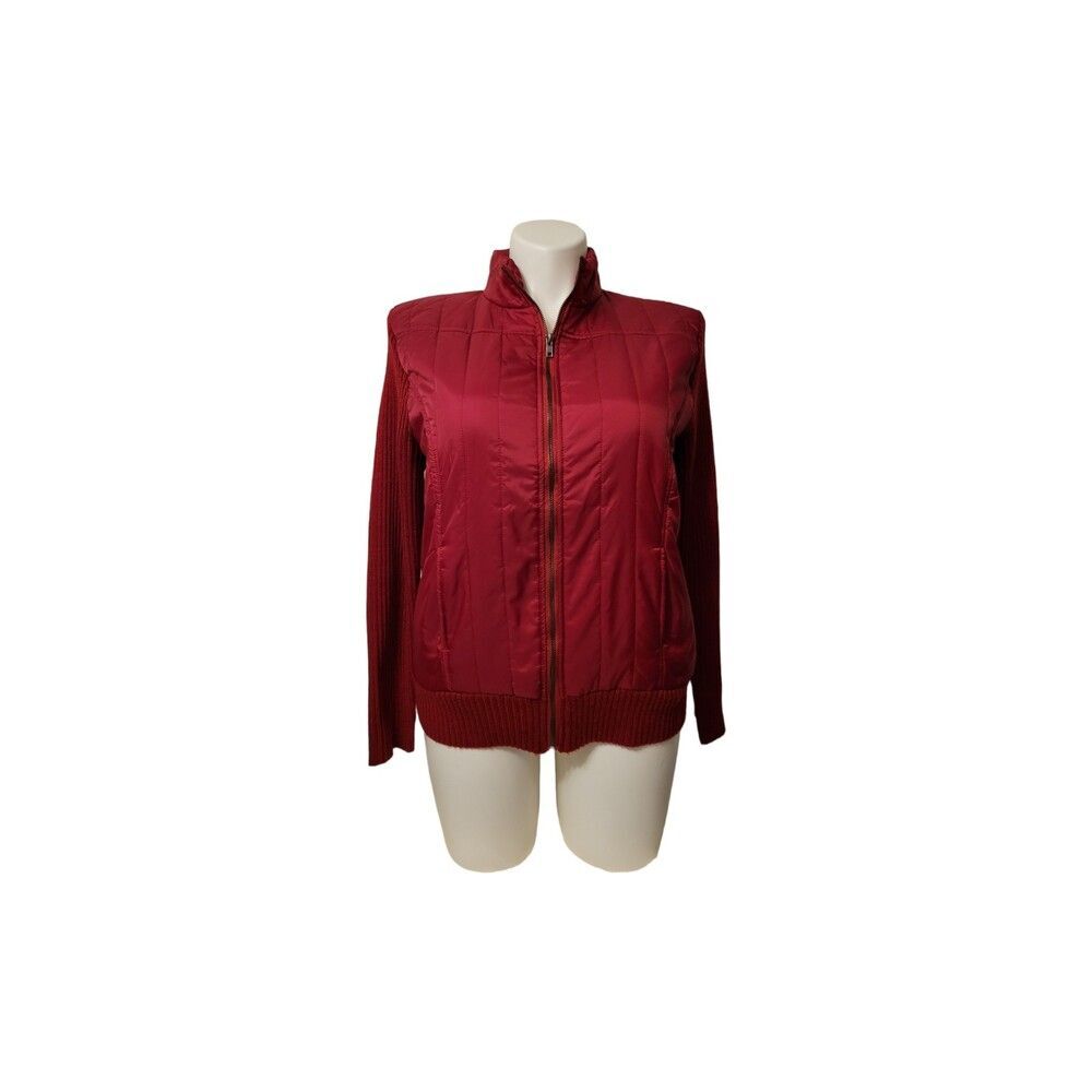 Great Northwest Cardigan Sweater W XL Red Knit
